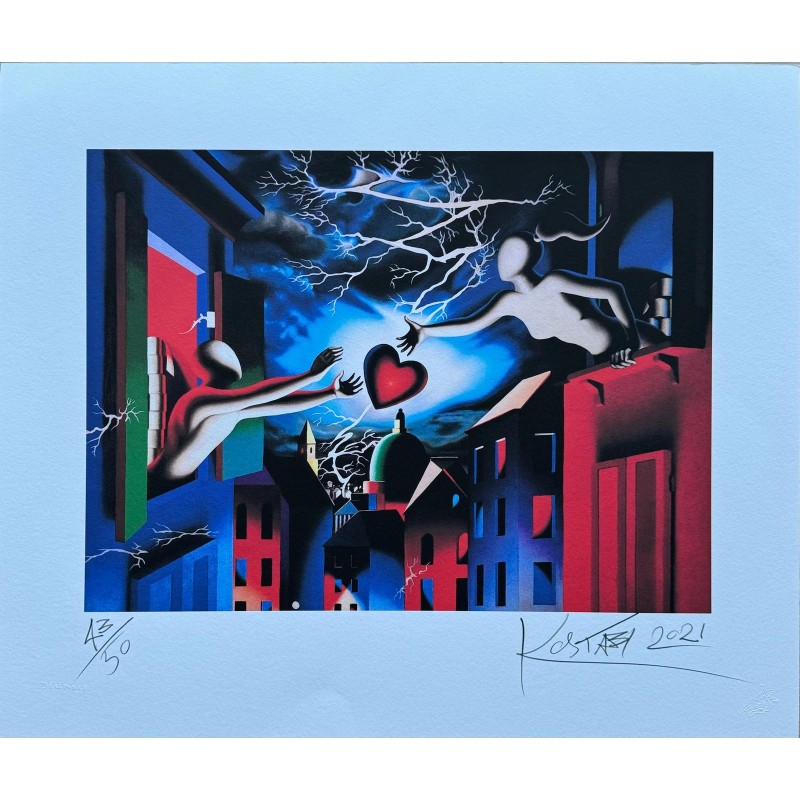 "Night Passion" by Mark Kostabi