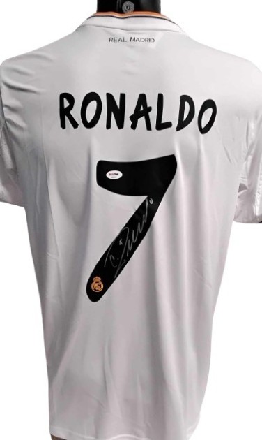 Cristiano Ronaldo Replica Real Madrid Signed Shirt, UCL Final Lisbon 2014