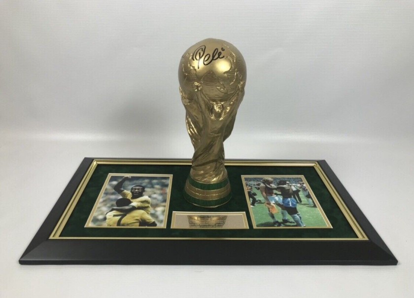 Pelè Signed World Cup Trophy
