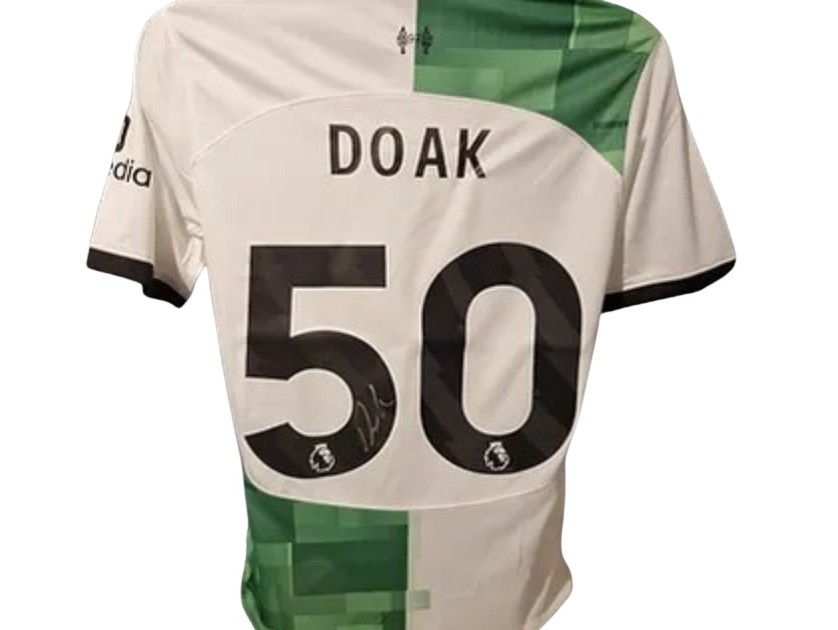 Ben Doak's Liverpool 2023/24 Signed Replica Away Shirt