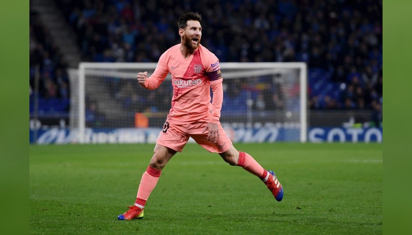 Messi's Barcelona Match Shirt, Liga 2018/19