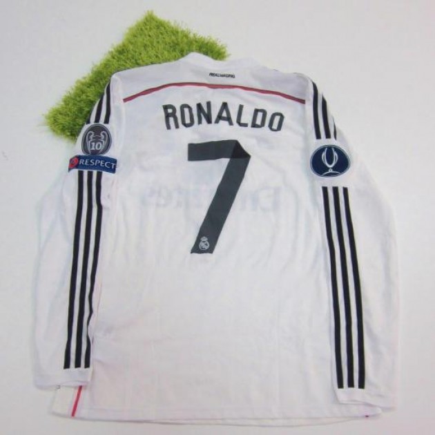 match worn ronaldo shirt