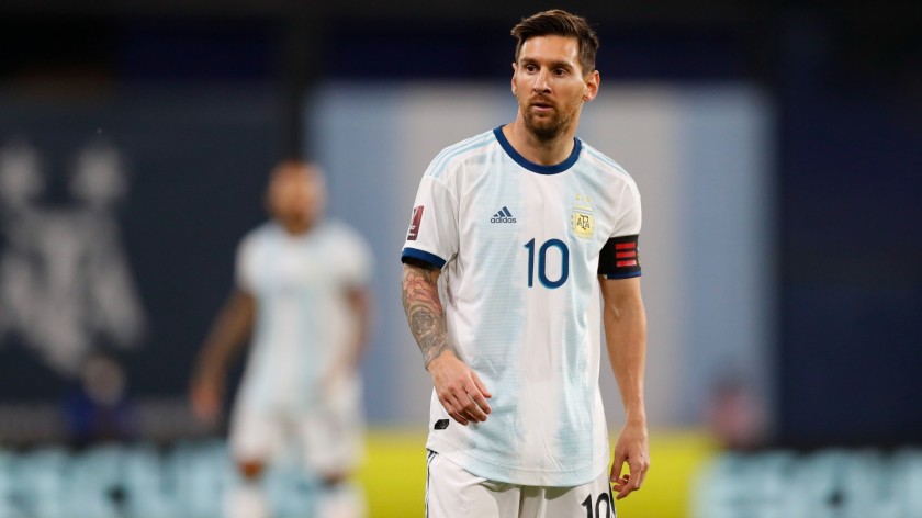 Messi's Argentina Signed Match Shirt, 2019 