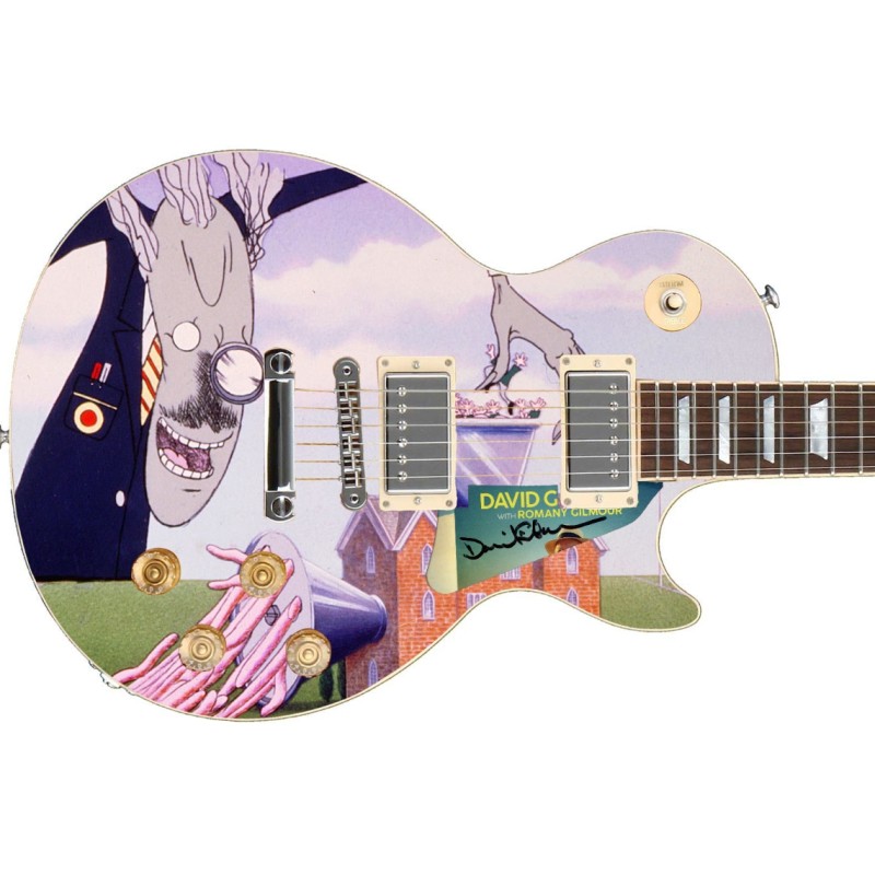 David Gilmour of Pink Floyd Signed Pickguard Custom Signature Edition Guitar