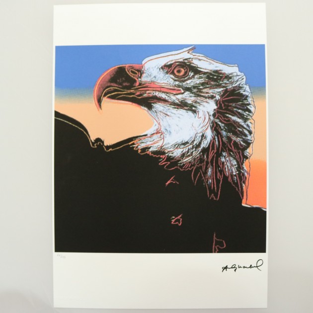 Andy Warhol "Bald Eagle" Signed Limited Edition