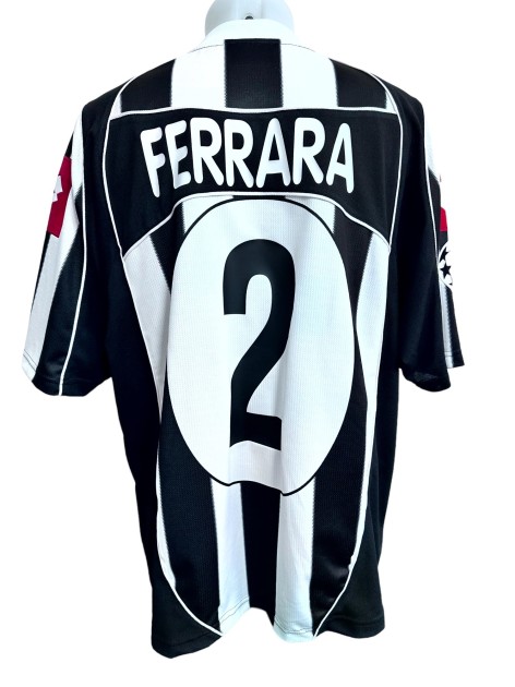 Ferrara's Match Shirt, Final CL Juventus vs AC Milan 2003