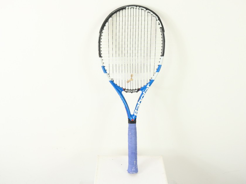 Racchetta da tennis Babolat Pure Drive usata e autografata da Andy