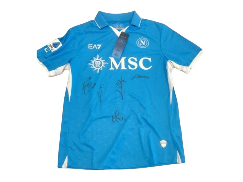 Napoli Official Shirt, 2024/25 - Signed by the Team