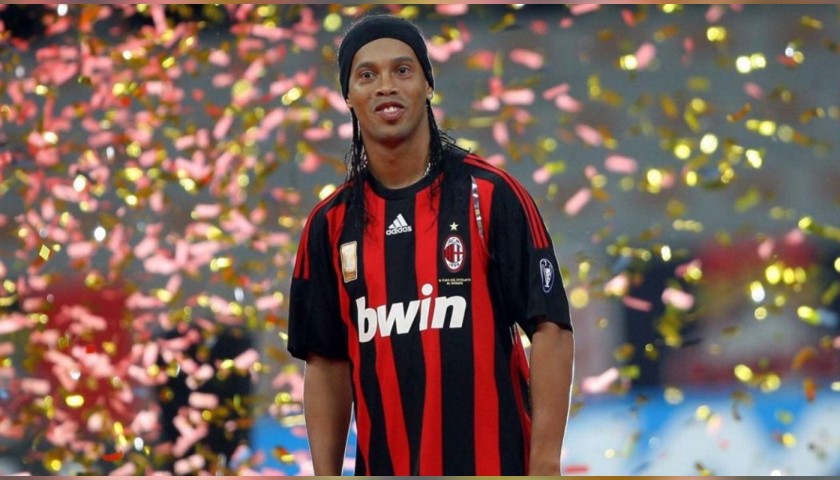 Ronaldinho's Official Milan Signed Shirt, 2008/09