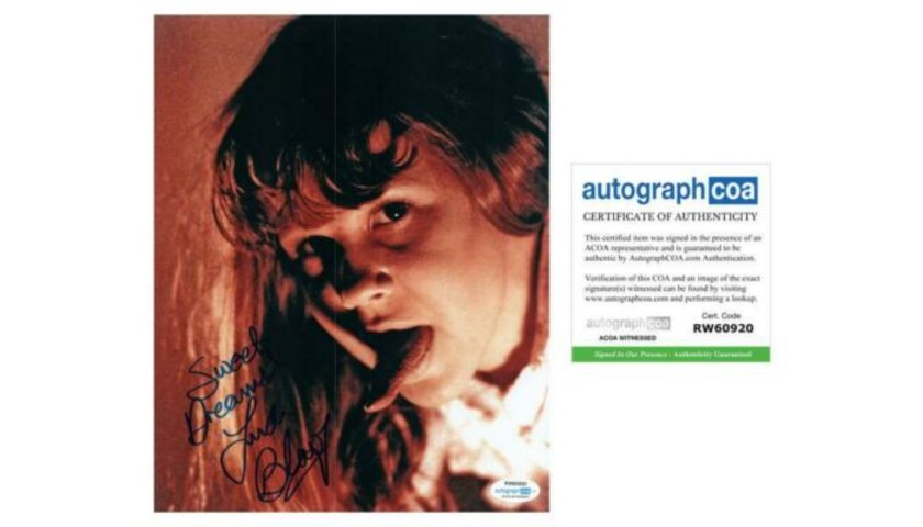Linda Blair “The Exorcist” Hand Signed Photograph