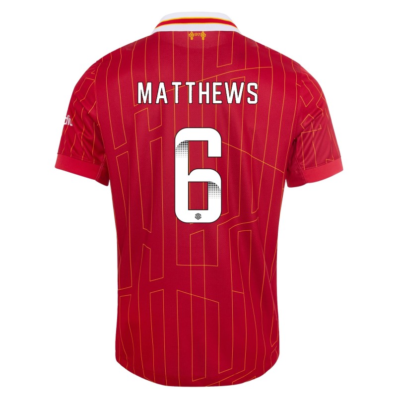 Collezione Jasmine Matthews "Futuremakers x Liverpool FC" - Maglia indossata durante la partita