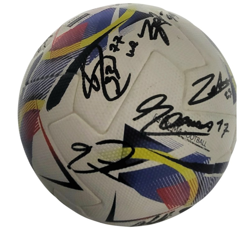 Pallone Napoli Match-Ball Serie A, 2024/25 - Autografato da Conte e la Squadra