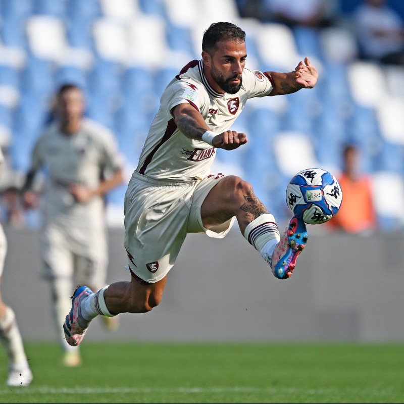 Verde's Match-Worn Shirt, Reggiana vs Salernitana 2024