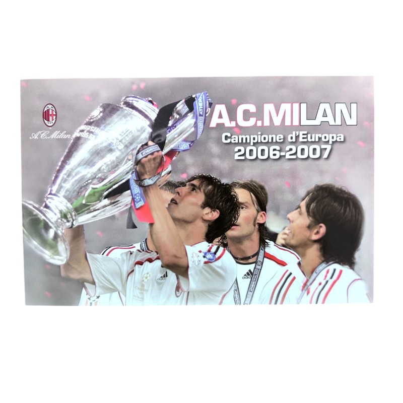 Milan's Commemorative Letter Box and Stamp, UCL Victory 2007