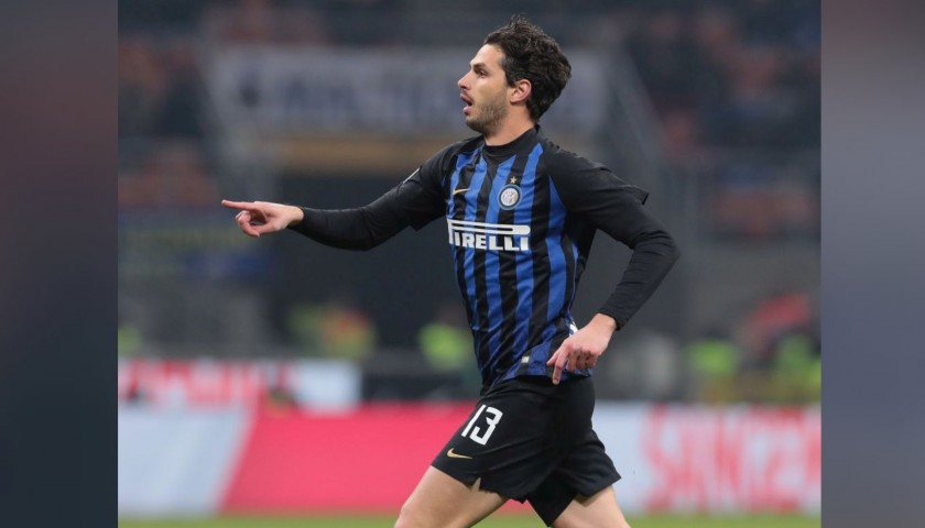 Ranocchia's Inter Worn Shorts, 2018/19