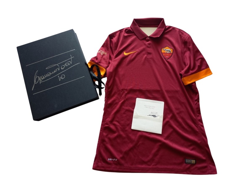 Maillot Roma Totti Match Worn Issue Shirt Jersey Camiseta