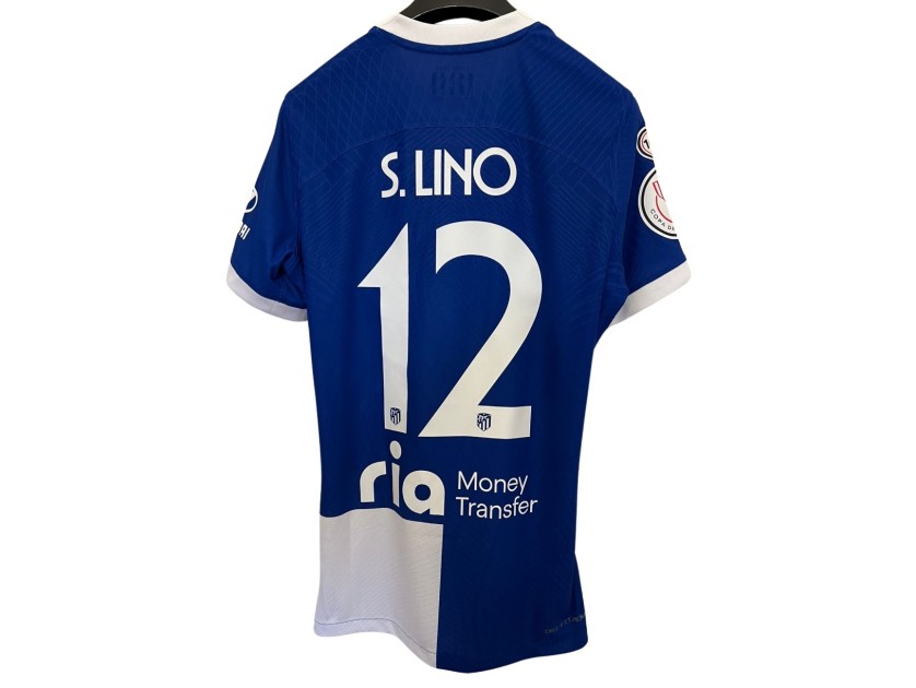 Samuel Lino's Match-Issued Shirt, Athletic Bilbao vs Atletico Madrid - Copa del Rey 2024