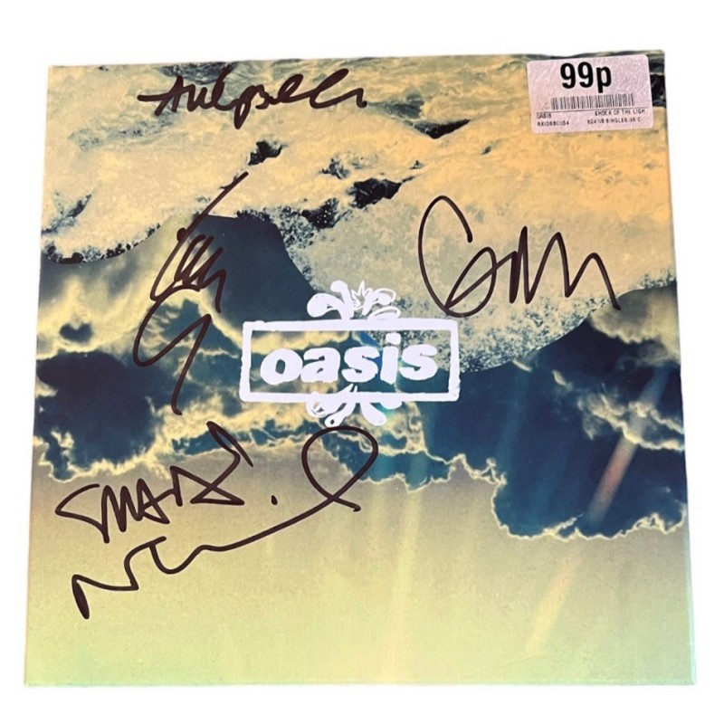 Oasis Signed The Shock Of The Lightening Box Set 