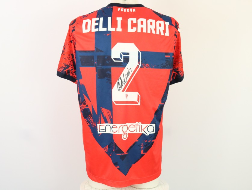 Maglia Delli Carri unwashed Giana Erminio vs Padova 2024 - Autografata