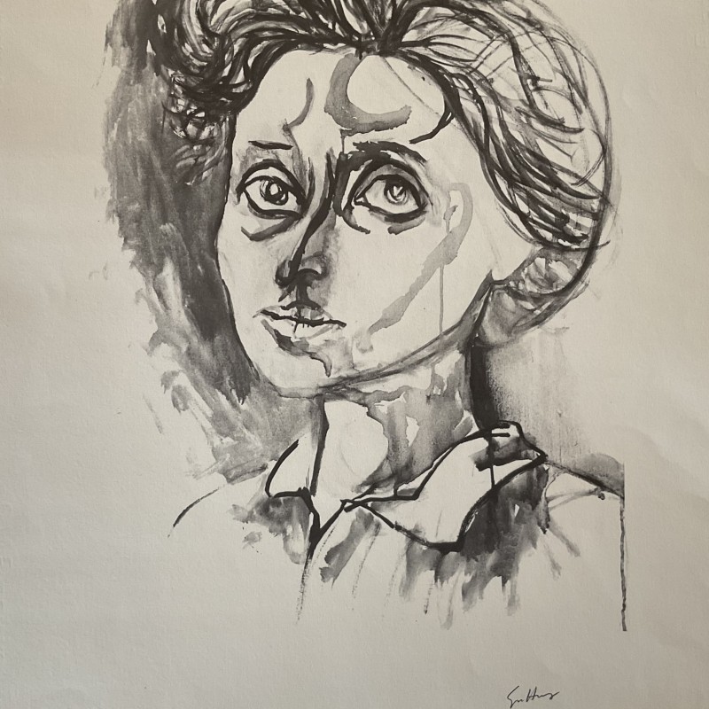 artwork "Rosa Luxemburg" by Renato Guttuso