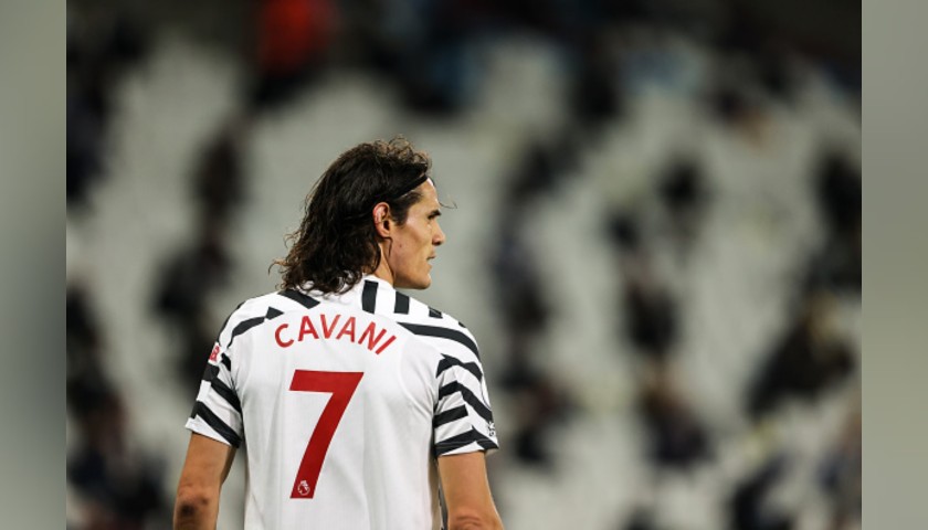 Cavani's Official Manchester United Signed Shirt, 2020/21