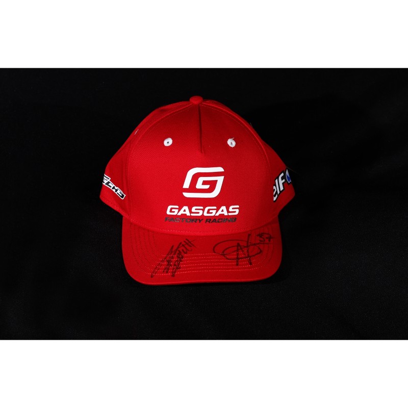 Pol Espargaro and Augusto Fernandez's Signed Official GASGAS Factory Cap