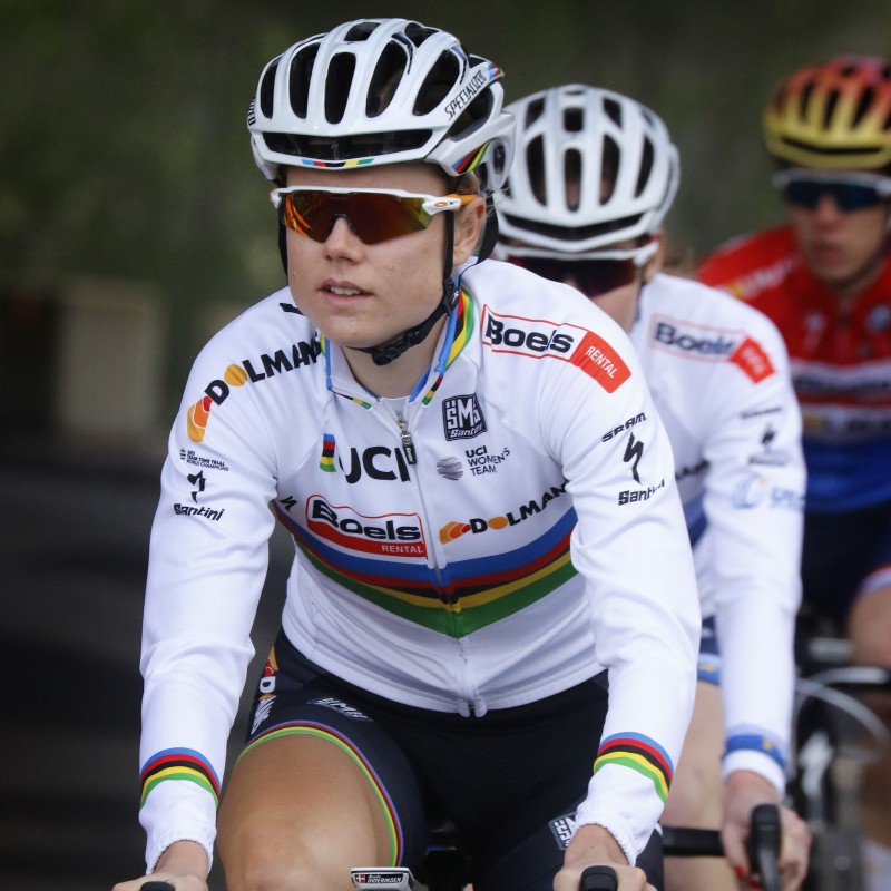 Amalie Dideriksen's Signed Cycling Jersey - Santini Cycling Wear