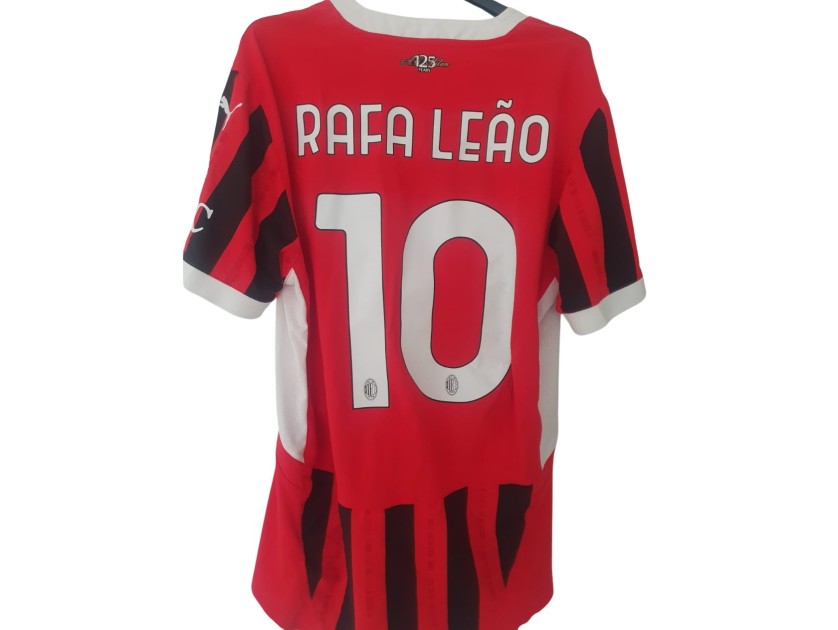 Leao's Milan vs Cagliari Unwashed Shirt, 2025