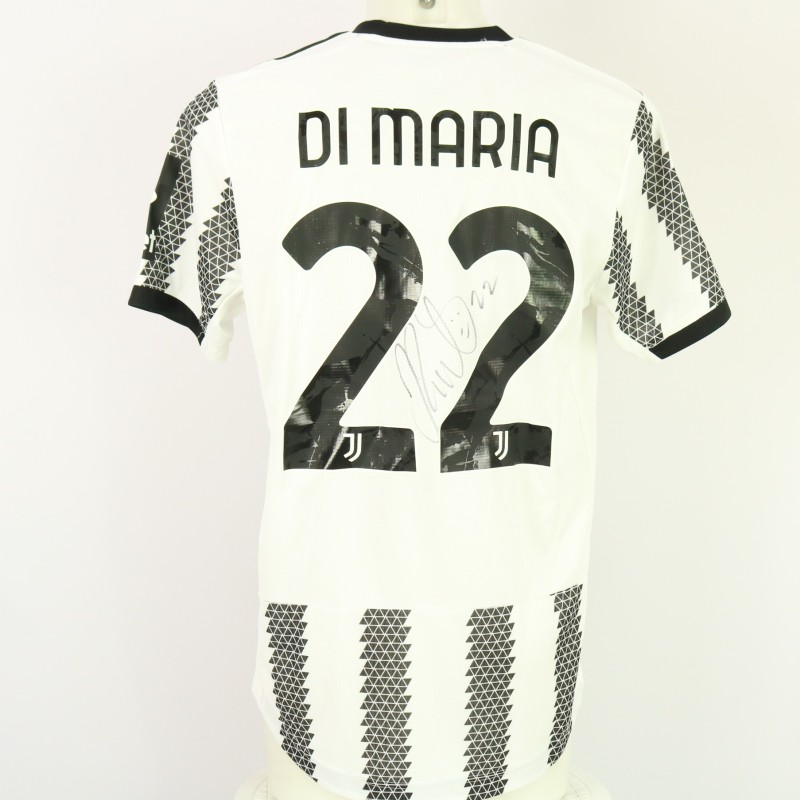 Di Maria's Juventus Signed Match Shirt, 2022/23 