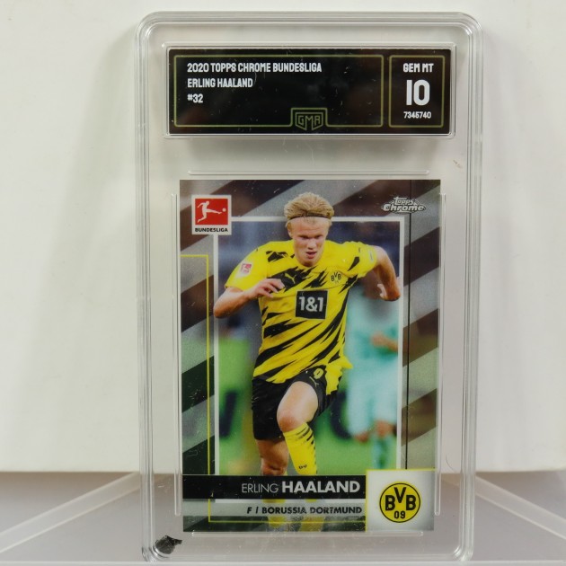 Erling Haaland Limited Edition Trading Card CharityStars