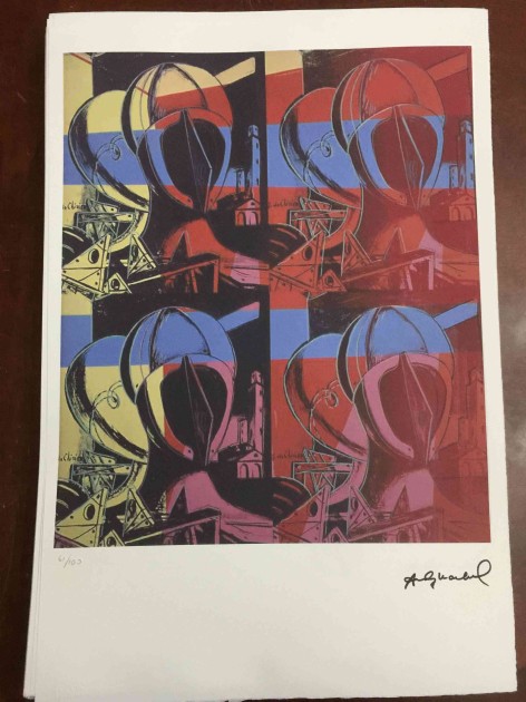 Offset lithography by Andy Warhol (replica)