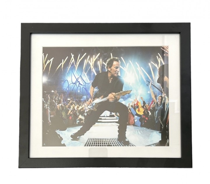 Bruce Springsteen Signed and Framed Photograph