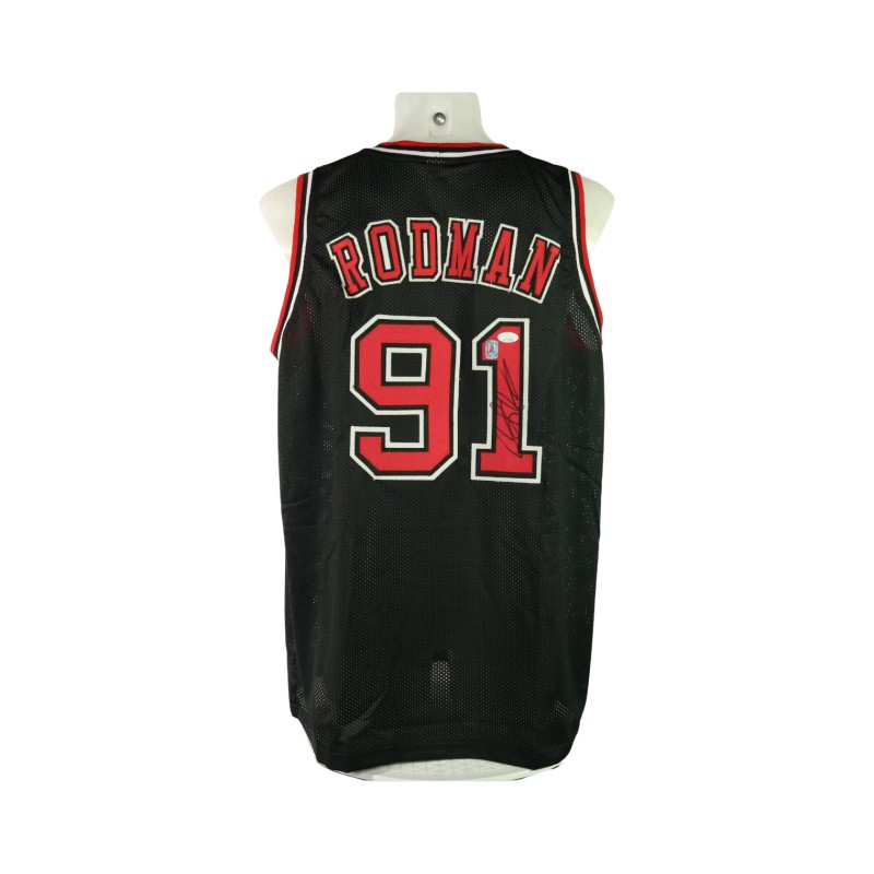 Dennis Rodman's Chicago Bulls Signed "The Worm" Jersey