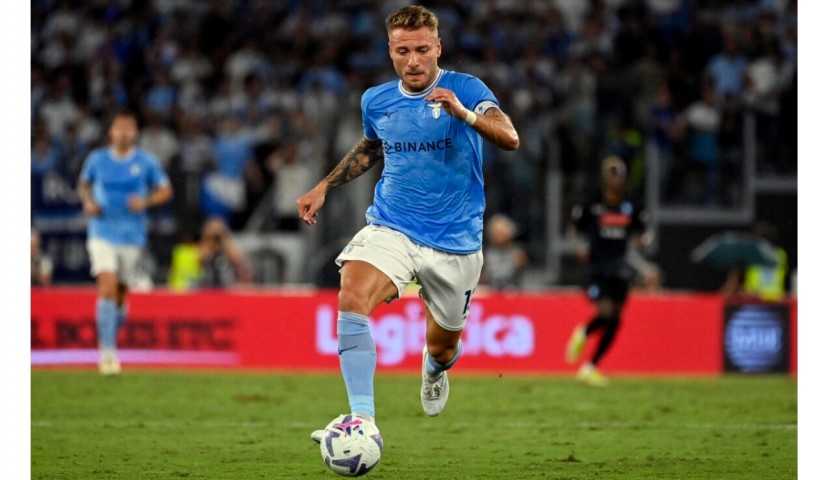 Immobile Official Lazio Signed Shirt, 2022/23 