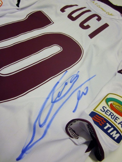 Livorno match worn shirt, Luci, Fiorentina-Livorno, Serie A 2013/2014 - signed