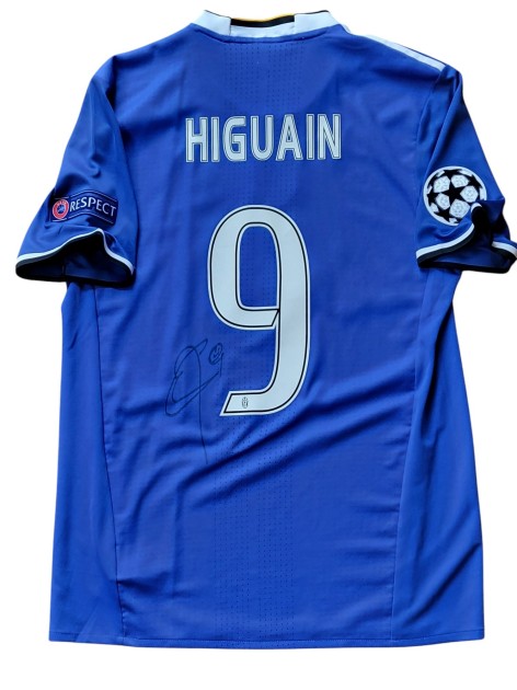 Maglia Higuain Juventus, preparata 2016/17 - Autografata