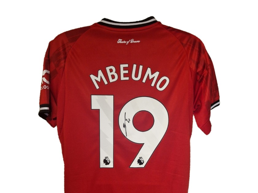 Bryan Mbeumo Signed Manchester United 2025–26 Official Home