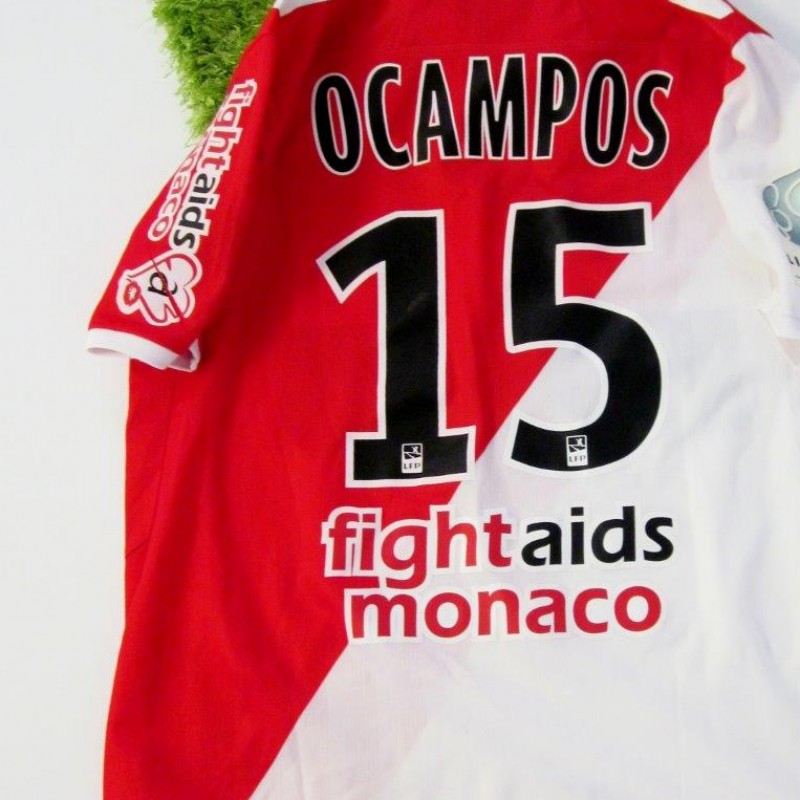Maglia Ocampos Monaco, preparata Ligue 2 2012/2013