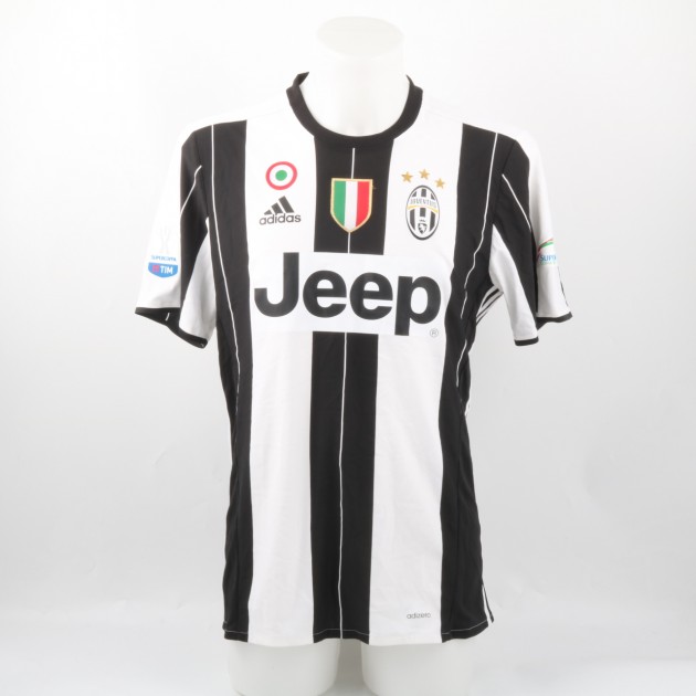 Benatia match issued/worn shirt, Supercup Juventus-Milan 23/12/2016