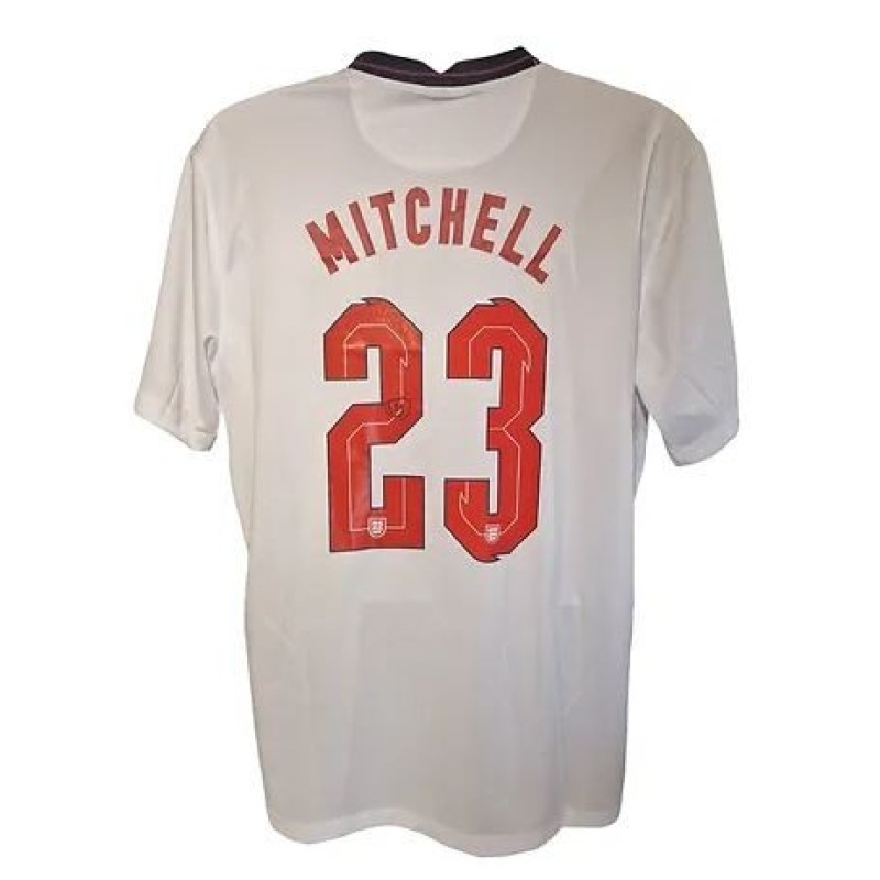 Maglia replica firmata di Tyrick Mitchell per l'Inghilterra 2022/23