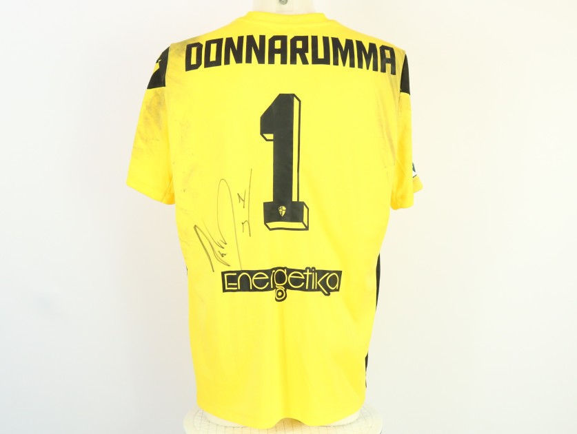 Donnarumma's unwashed Signed Shirt, Lumezzane vs Padova Shirt 2024 