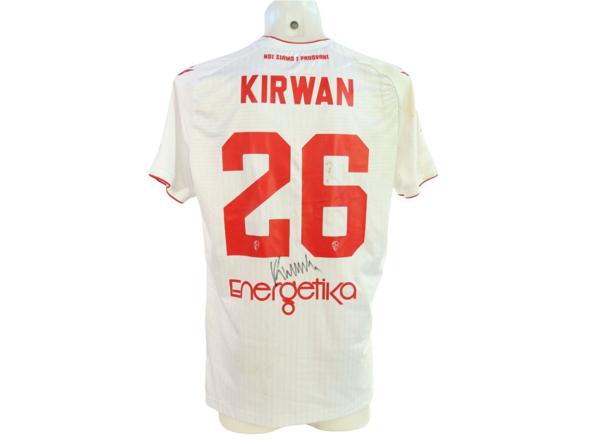 Kirwan's Signed Unwashed Shirt, Padova vs Triestina 2024