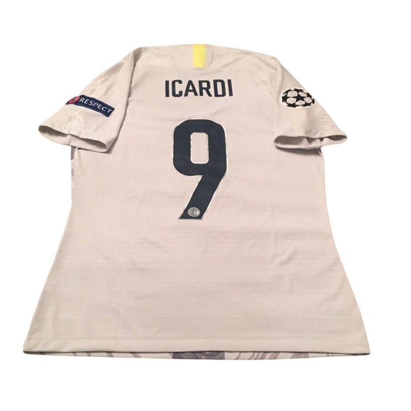 Icardi's Match-Issued Shirt, Barcelona vs Inter 2018