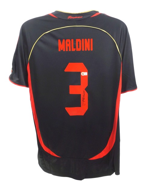 Paolo Maldini's AC Milan Signed Replica Shirt