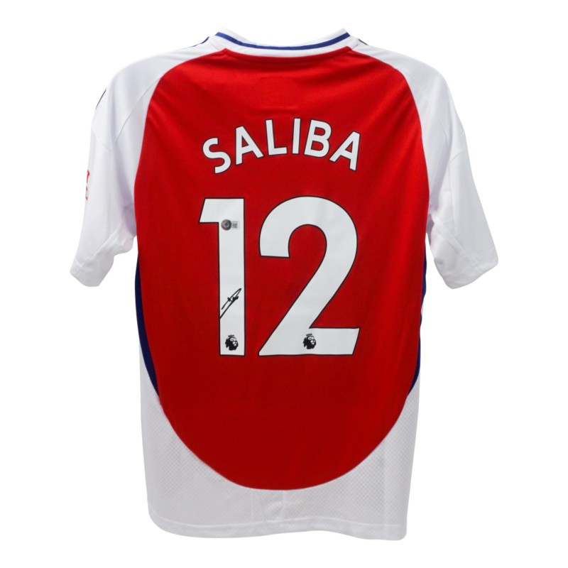 William Saliba's Arsenal FC 2024/25 Signed Replica Shirt