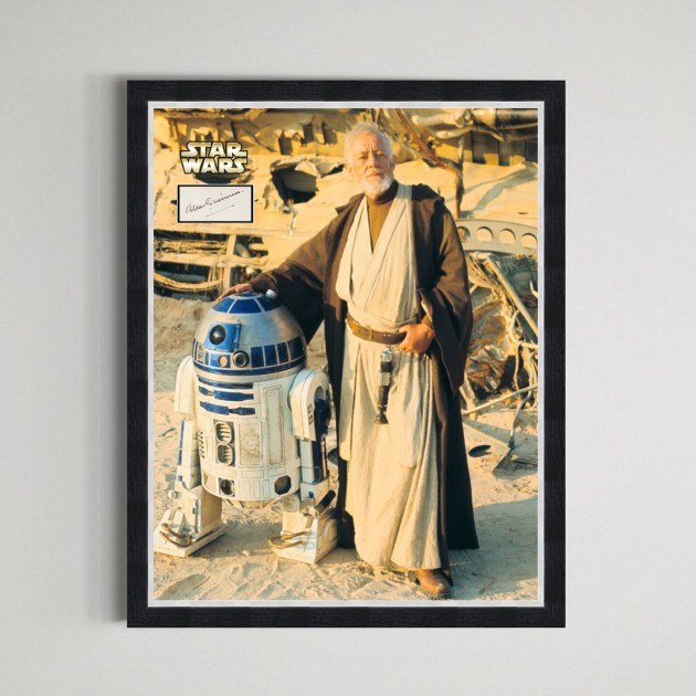 Alec Guinness - Star Wars Signed Display