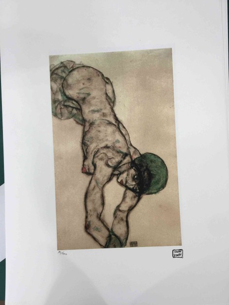 Offset lithography by Egon Schiele (replica)