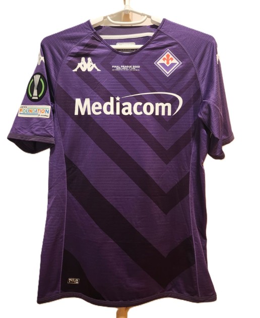 Giacomo Bonaventura's Fiorentina Home Match Issued Shirt