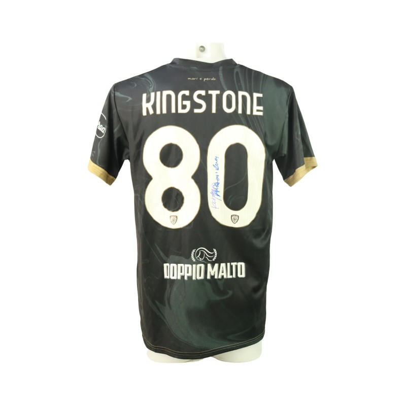 Maglia Kingstone Unwashed, Cagliari vs Napoli 2024 - Autografata