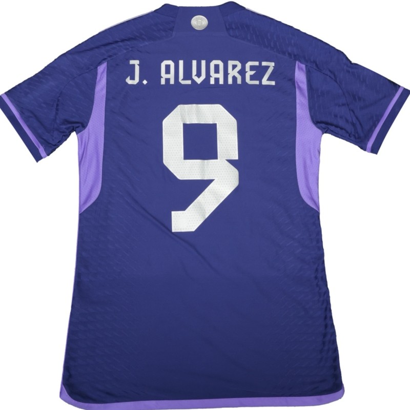 Alvarez's Match-Issued Shirt, Argentina 2023